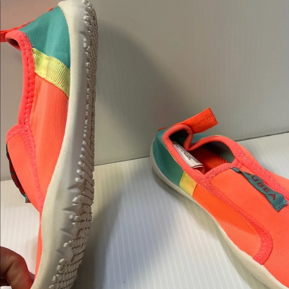 Bright Coral Kids Water Shoes